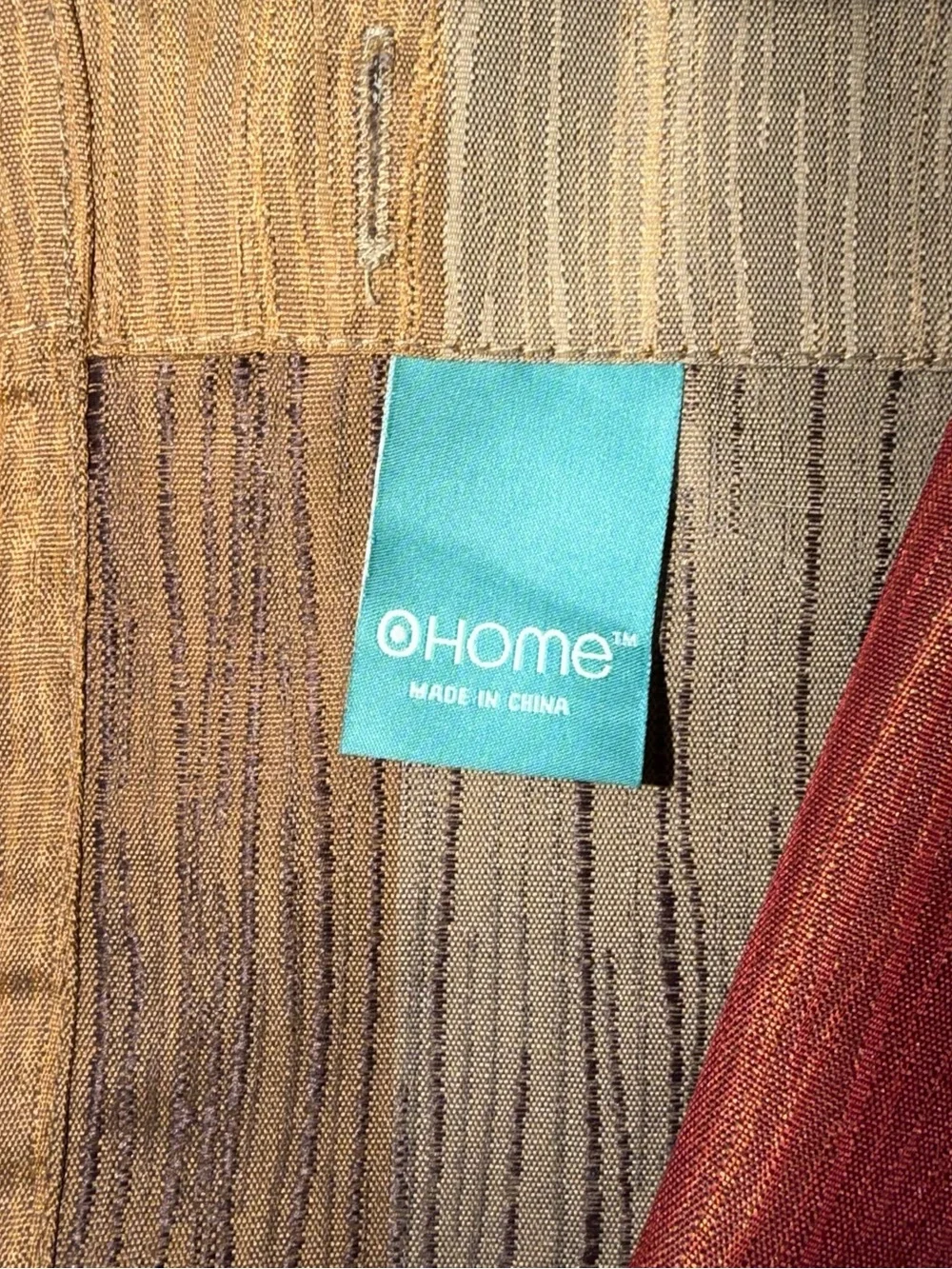 Men's Casual Stripe Pants in Rust and Brown